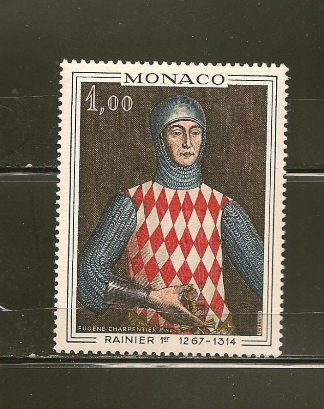 Monaco SC#674 Ranier I Charpentier Painting Mint Never Hinged