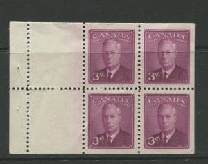 Canada - Scott 286b - General Issue -1949 - MNH - Booklet Pane