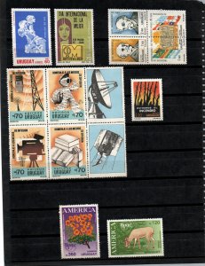 Uruguay 1986 - 1990 complete stamp collection MNH **