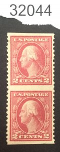 US STAMPS #499a  MINT OG H VERTICAL PAIR IMPERF HORIZONTAL $1000 LOT #32044