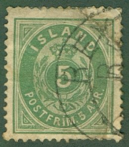 ICELAND 16 USED RL 4014 CV $14.00 BIN $6.50