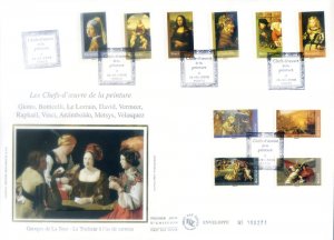 France. Great 2008 painters. FDC.