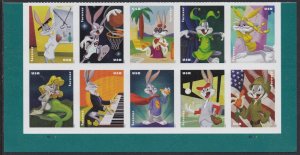 US 5494-5503 5503a Bugs Bunny F plate block 10 L MNH 2020