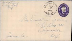 United States, California, Postal Stationery