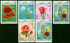 Iraq 1970 Flowers Set of 6 SG891-896 V.F MNH