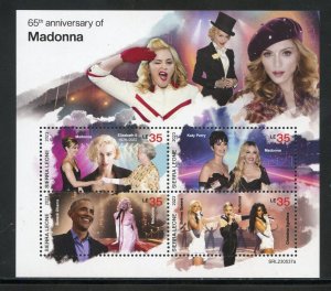 SIERRA LEONE 2023 65th ANNIVERSARY OF MADONNA SHEET MINT NEVER HINGED