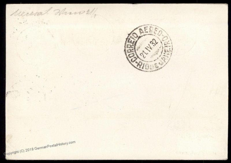 Austria Germany 1932 Mixed Frank Graf Zeppelin LZ127 Si150B SAF Flown Cove 90730