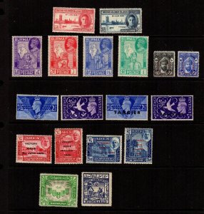 Lot of British Colonies issues (inc 37 different Peace issue) Mint, og, NH