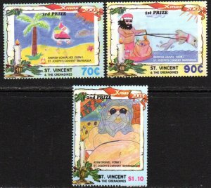 St. Vincent Sc #3179-3181 MNH