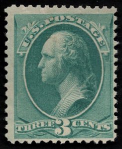 US #207 SCV $250.00 VF mint never hinged, well centered and fresh,  super col...