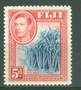 Fiji # 123  George VI -  Sugar Cane   (1) Mint NH