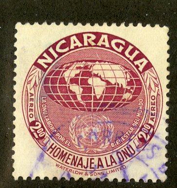 NICARAGUA C343 USED BIN $0.50 UN