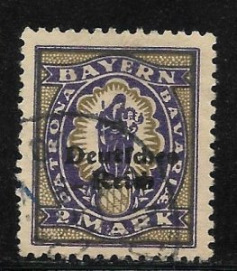 Bavaria - Scott #269 2M Violet & olive bister F VF Used