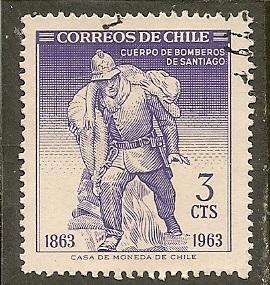 Chile    Scott 344   Fireman       Used