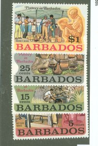 Barbados #380-383 Unused Single (Complete Set)