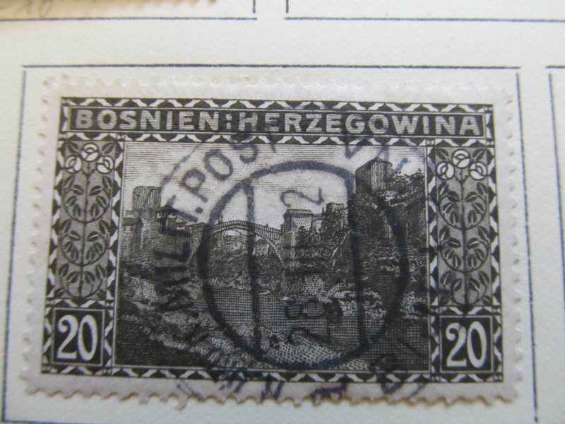 Bosnia & Herzegovina 1906 20h fine used stamp A13P17F26