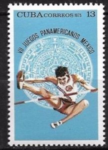 Cuba Sc# 2000 PAN AMERICAN GAMES Mexico HIGH JUMP  13c  1975  MNH mint