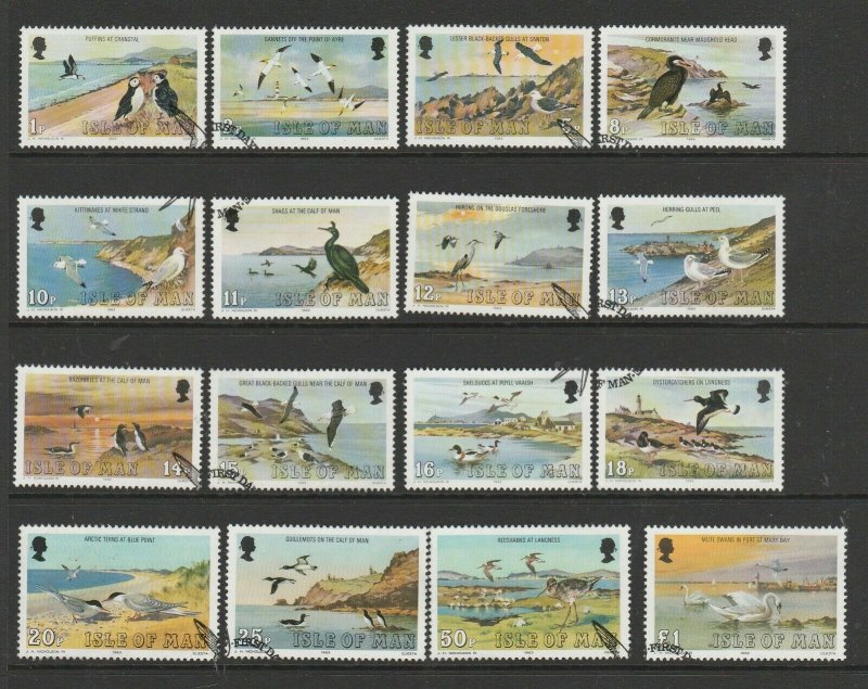 Isle of Man 1983 Defs, Birds portion to £1 VFU/CTO SG 232/47