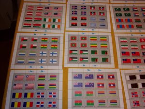 UNITED NATIONS FULL FLAG SHEET COLLECTION, MNH