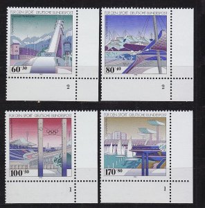 GERMANY BUND [1993] MiNr 1650-53 ( **/mnh ) [01] Olympiade FormNr Eckrand