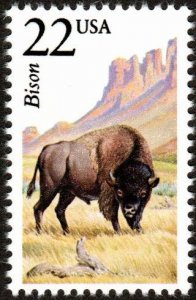 United States 2320 - Mint-NH - 22c Bison (1987) (cv $1.00)
