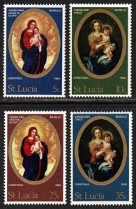 St. Lucia Sc #237-240 Mint Hinged