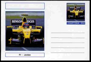 Chartonia (Fantasy) Formula 1 - Jordan postal stationery ...