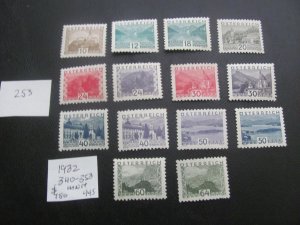 AUSTRIA 1932 MNH SC 340-353 SET XF $750 (253)