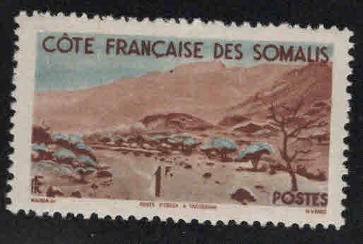 Somali Coast Scott 254 MH* 1947 stamp