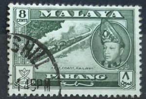 PAHANG 1957 8 CENTS SG79 USED