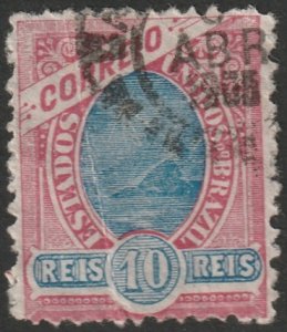 Brazil 1902 Sc 113a used wider spacing