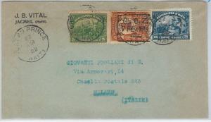 58624  -  HAITI - POSTAL HISTORY: COVER to ITALY - 1922