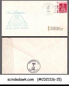 UNITED STATES USA - 1969 U.S. AIR MAIL AM-8 NASHVILLE to SAN DIAGO - FFC