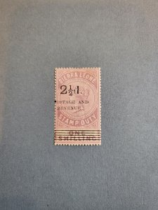 Stamps Sierra Leone Scott #59A h