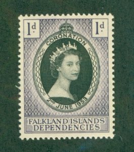 FALKLAND ISLANDS 1L18 MNH BIN $1.80