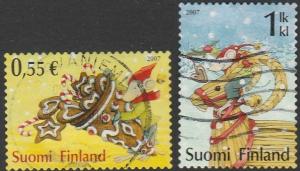 Finland, #1299-1300 Used Set Of 2, From 2007
