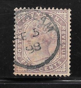 Ceylon #131 Used Singles