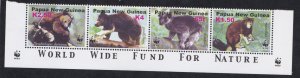 Papua New Guinea, WWF Tree Kangaroosl, NH, 1/2 Cat