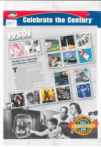 US#3187  $0.33 1950s  Celebrate the Century  (MNH) CV $13.00