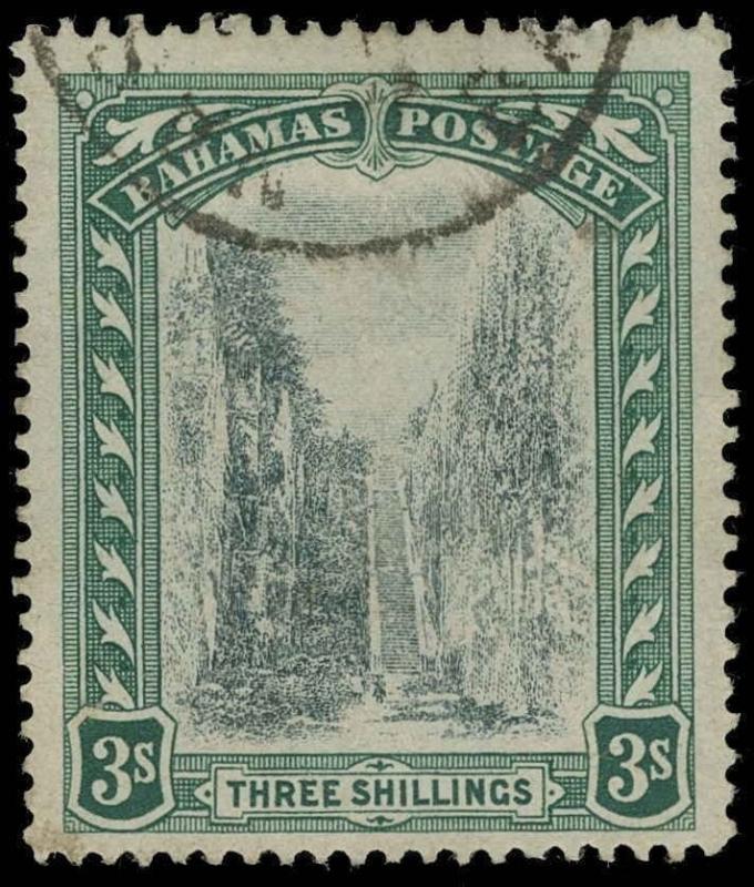 Bahamas Scott 36 Variety Gibbons 61y Used Stamp