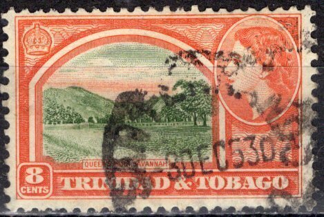 Trinidad & Tobago; 1953; Sc. # 78;  Used Single Stamp