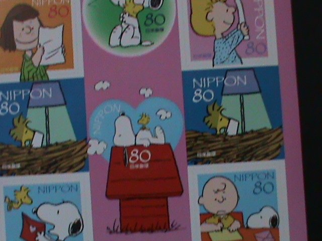 JAPAN-2010-SC#3206 CARTOON MOVIE- SNOOPY & PEANUTS-MNH SHEET VERY FINE