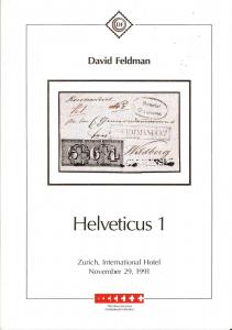Switzerland Helveticus 1, David Feldman SA Nov 29, 1991