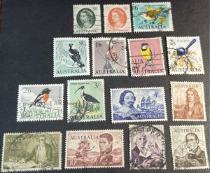 AUSTRALIA # 365-379-USED--COMPLETE SET--1963-65