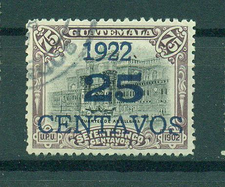 Guatemala sc# 192 used cat value $.40