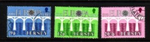 Jersey Sc 326-8 1984 Europa stamp set used