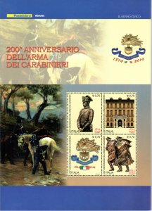 2014 Italy - Republic, Folder - 200 Anni Carabinieri no. 377 - MNH**