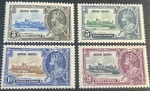 HONG KONG # 147-150--MINT/HINGED---COMPLETE SET---1935