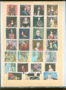 Monaco #674/1350  Single (Complete Set) (Paintings)