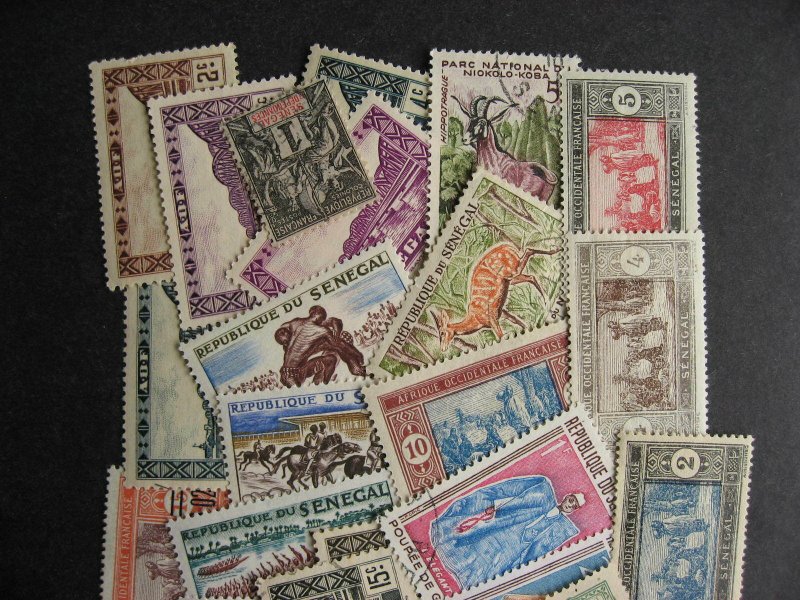 Senegal collection of 27 different, check them out! 